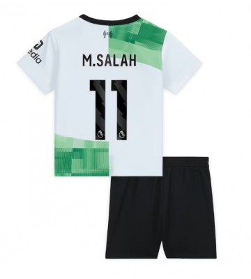 Liverpool Mohamed Salah #11 babykläder Bortatröja barn 2023-24 Korta ärmar (+ Korta byxor)